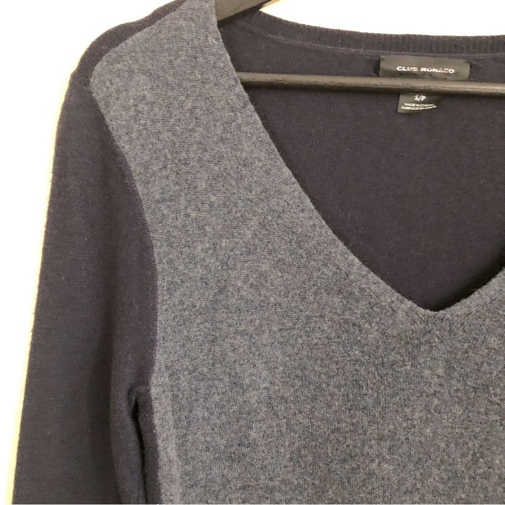 SOLD Club Monaco wool alpaca blend sweater dress - Picture 5 of 9